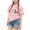 Pink, variant on Asxite Toddler Girls Tshirt Print Short Sleeve Crew Neck Casual Breathable Summer Tops 1-12Y
