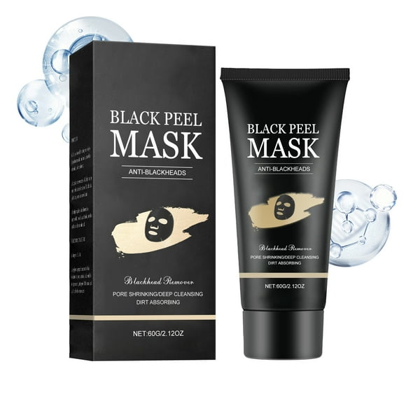 Hot6sl Blackhead Remover Mask Charcoal Peel-Off Face Mask For All Skin Types Deep Cleansing For Pores And Blackheads Suitable For Both Boys And Girls 60g