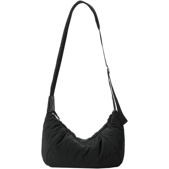 CoCoMangos Nylon Dumpling Bag Crossbody Bags for Women Lightweight Satchel Handbags for Women Classic Hobo Bag Shoulder Bag