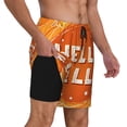 thumbnail image 2 of Fuzoiu Hello Fall 1 Print Men's Swim Shorts,Quick-Dry Double-Layer Swim Trunks,Board Trunks,Beach Shorts Swimwear Bathing Suits-XX-Large, 2 of 6