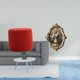 thumbnail image 2 of Reposapiés Otomano Redondo, Banco, Silla, Pequeño Sofá Cilíndrico, Taburete De Té Y Marco De Fotos De Resina, Diseño Vintage, Artesanías, Colecciones, Soporte, Decoración De Pared Para, 2 of 8