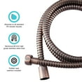 thumbnail image 2 of Dura Faucet  60 in. Stainless Steel RV Shower Hose - Oil Rubbed Bronze, 2 of 2