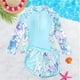 thumbnail image 5 of Vestido Largo de Manga Larga Traje de Surf de Manga Larga Dividido de las Niñas, 5 of 6