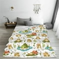 thumbnail image 5 of Vsdgher Cute Frog Ultra-Soft Micro flannel Blanket Throw Blankets for Couch Sofa, Bed (4 sizes)-80"x60", 5 of 7