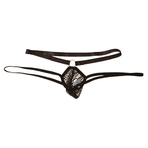 Hombres G-String Tangas Ropa interior Calzoncillos Pantalones Lencería gay Negro Zulema tanga para hombre