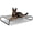 Gray, variant on Veehoo Large Cooling Elevated Dog Bed, Indoor Outdoor Raised Pet Cot, Black