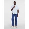 thumbnail image 5 of George Men's & Big Men's Modern Fit Poplin Button Up Shirt with Short Sleeves, Sizes XS-5XL, 5 of 5