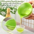 thumbnail image 4 of WLGJL Matcha Whisk Set, Japanese Tea Set (5pcs) includes Matcha Bowl with Spout, Bamboo Matcha Whisk and Matcha Scoop, Matcha Whisk Holder, Stainless Steel Sifter,（Green and Black）, 4 of 7