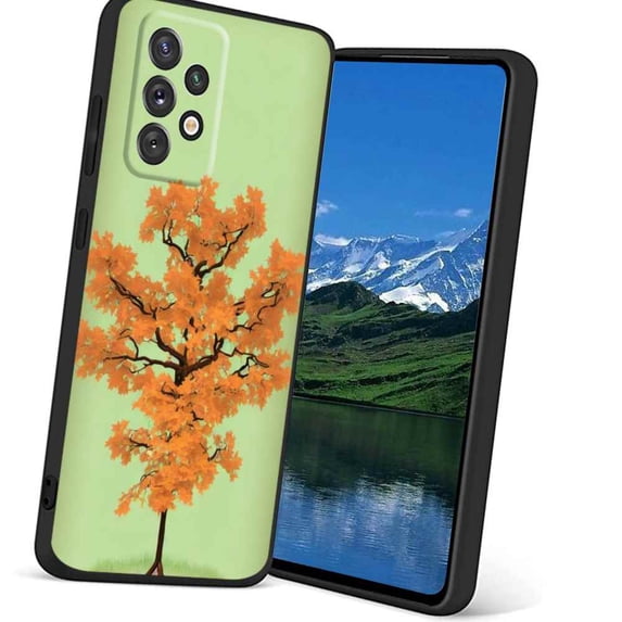 Compatible with Samsung Galaxy A52 5G Phone Case, oak-tree372 Case Silicone Protective for Teen Girl Boy Case for Samsung Galaxy A52 5G