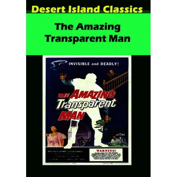 The Amazing Transparent Man (DVD), Desert Island Films, Sci-Fi & Fantasy