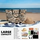 thumbnail image 5 of Fotbe Watercolor Zebra Bolsa de Viaje para Playa - Resistente al Agua, Bolsa Tote de Gran Capacidad y Ligera con 7 Bolsillos para Mujeres y Hombres, 5 of 7