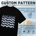 thumbnail image 5 of Black T Shirts for Men, Birds On Wavy Path, Graphic 2 Mens Graphic Tees, 24936696,3XL, 5 of 8