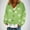 Green, variant on BLTIBY Womens Flannel Cardigan Jacket Printed Button Down V Neck Fall Sweaters Open Front Warm Casual Sweater Coat Orange S