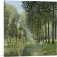 thumbnail image 1 of ARTCANVAS Rest Along The Creek 1872 Canvas Art Print by Alfred Sisley - Size: 18" x 18" (1.50" Deep), 1 of 9