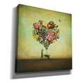 thumbnail image 2 of Epic Graffiti 'Big Heart Botany' by Duy Huynh, Canvas Wall Art, 12"x12", 2 of 3