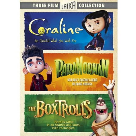 Three Film Laika Collection (Coraline / ParaNorman / The Boxtrolls)