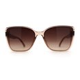 thumbnail image 1 of Womens Chic Oversize Cat Eye Butterfly 90s Designer Sunglasses Beige Brown, 1 of 5