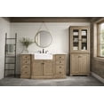 thumbnail image 2 of Kelly 60" Bathroom Vanity Weathered Fir - White Engineered Stone Countertop, 2 of 11