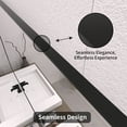 thumbnail image 5 of 24 in. W x 36 in. H Rectangular Framed Wall Bathroom Vanity Mirror in Matte Black, 5 of 15