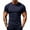 Navy, variant on Men's Mesh Sports Short Sleeve Round Neck Fitted T-shirt with Breathable Fabric and Athletic Cut in Assorted Colors for Gym Workouts Running Errands Outdoor Adventures Casual Wear Navy S