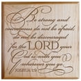 thumbnail image 1 of LifeSong Milestones "Be Strong And Courageous" Joshua 1:9 Engraved Keepsake Cremation Urn (Maple), 1 of 4