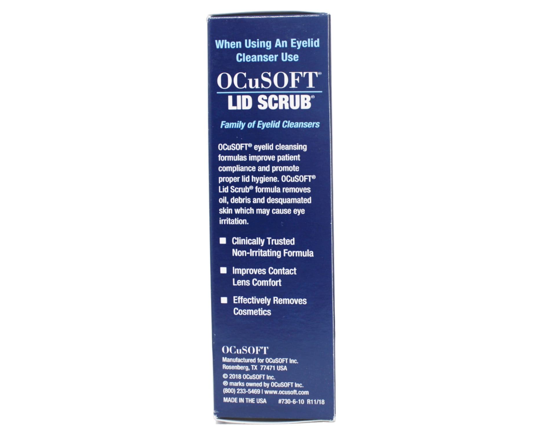 Ocusoft Eye Lid Virtually Line Free Cleansing Pads, 100 Ea, 5 Pack