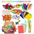 thumbnail image 1 of POINTERTECK 1000 Pcs Mega Kids Art Supplies Art Craft Kit Supplies Art and Craft Supplies for Kids for Children Crafts for Children of Arts and Crafts in Parent Child Activity Classroom, 1 of 9