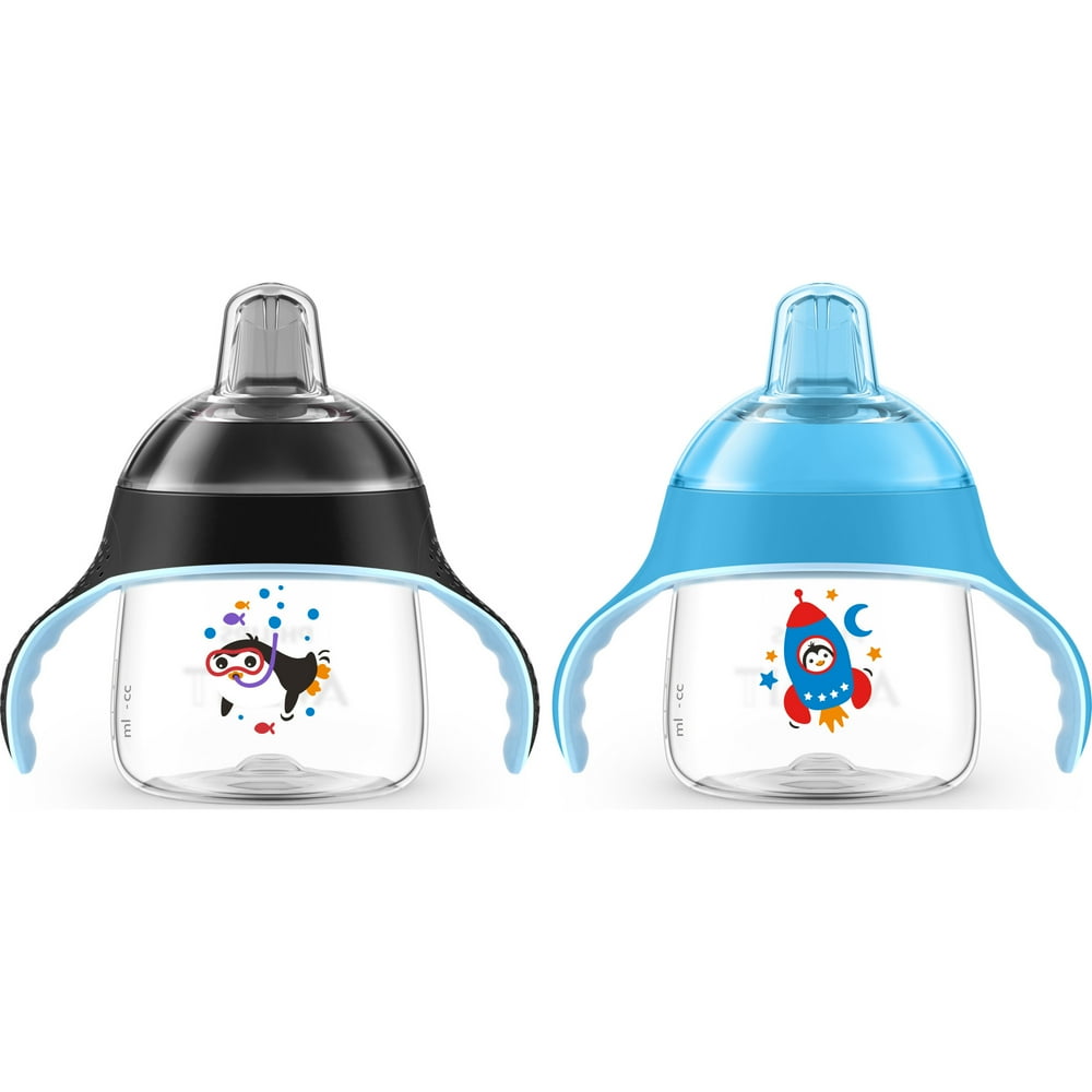 Philips Avent My Penguin Sippy Cup 7oz, Mixed, 2pk, SCF751/22