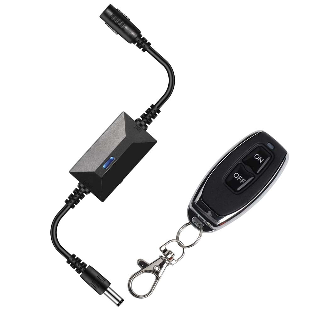 Mini Remote Controller for RGB Color LED Strip Lights, RF Dimmer