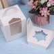 thumbnail image 5 of Bearachild Cajas para magdalenas, embalaje práctico y profesional para delicias con asa y ventana Almacenamiento y organización del hogar Blanco, 5 of 6