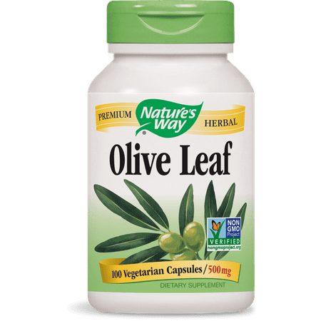 Nature's Way Olive Leaf Vegetarian Capsules, 100 (Best Way Of Sucking)