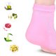 thumbnail image 4 of Calcetines de tacón de gel hidratante con aloe vera y vitamina E para el tratamiento de los talones agrietados - Calcetines suaves reutilizables de spa therapy con forro de gel hidratante intensivo, 4 of 6