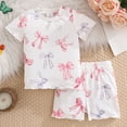thumbnail image 2 of KEXE Girls Toddler Clothes Baby Girl Clothes 12-18 Months Toddler Baby Girls Summer Clothes Short Sleeve T-Shirt Tops Short Sets Cute Outfits, 2 of 8