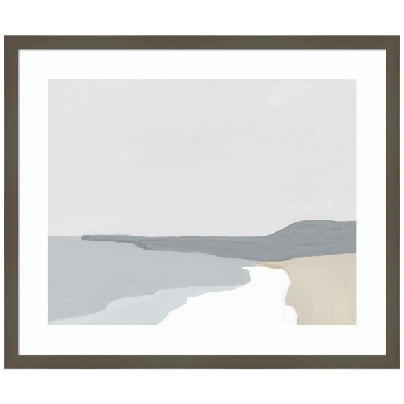 Amanti Art Coastal Planes II Wood Framed Wall Art Print