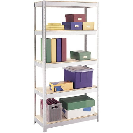 Space Solutions 500 Series 5 Shelf Shelving, Galvanized