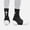 Black, variant on Faith Cross Spats / Cleat Covers