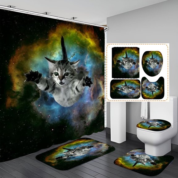 AUQ Shower Curtains 71"x35"Bathroom Shower Curtain Cloth Shower Curtain ,90X180_240G