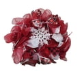 thumbnail image 5 of 40cm Christmas Snowflake Creative Ribbon Wreath 40cmChristmas Wreath Decorations for Door Xmas Wreaths with Timer, Artificial Large Wreaths for Farmhouse Front Porch Window Outdoor Holiday Decor, 5 of 5
