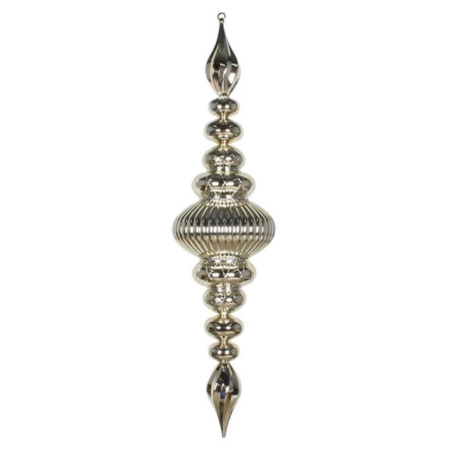 Vickerman M183838 41 Po. Ornement Finial Brillant Champagne
