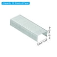 thumbnail image 2 of Uxcell Staples for Stapler, 6 Pack(1000Pcs Staples Per Pack) #10 Mini 3/16 Inch Length Staples Jam Free Silver Tone, 2 of 6