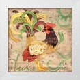 thumbnail image 3 of Paul Brent 12x12 White Modern Wood Framed Wall Art Titled - Royale Rooster III, 3 of 5