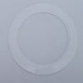 thumbnail image 2 of Plastic White Light Trim Ring Recessed Can 6" Inch Over Size Oversized Lighting Fixture - 5, 2 of 5