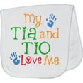 thumbnail image 2 of Inktastic Tia and Tio Love Me Baby Burp Cloth, 2 of 3