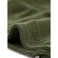 thumbnail image 4 of Chaquetas de Pana para Mujer Chaqueta de Motocicleta con Cremallera y Solapa con Muescas ejercito verde XS, 4 of 4