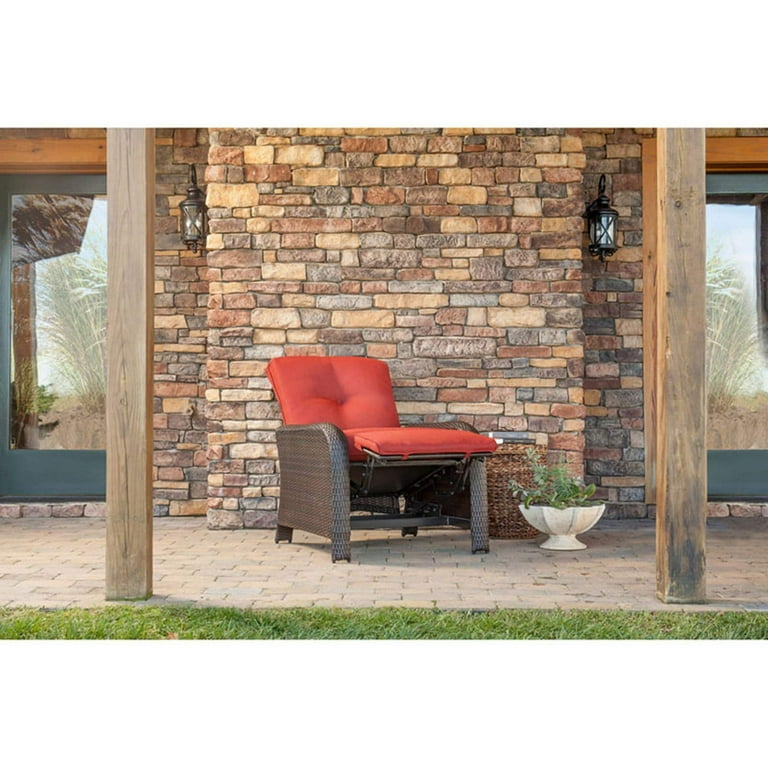 Hanover Outdoor Strathmere Luxury Recliner Walmart