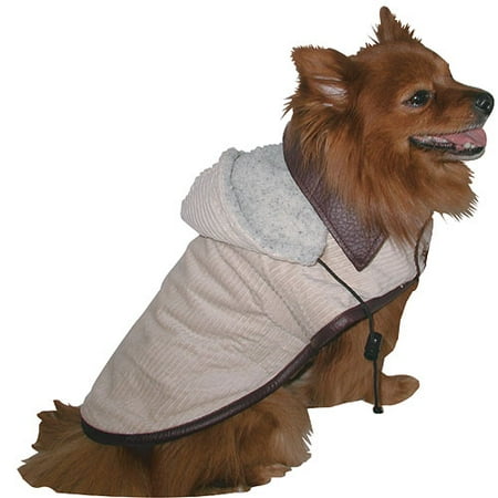 Corduroy Barn Coat in Beige for Dogs
