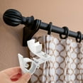 thumbnail image 3 of Curtain Rod Holder Hardware Support Bracket Roman Rod Bracket Hooks For Heavy Door Curtain Pole And Clothes, 3 of 9