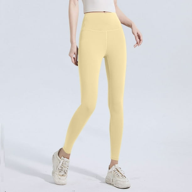 Pantalones deportivos casuales de cintura alta para mujer, con efecto lifting y medias de seda.