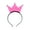 Pink, variant on Flashing Crown Headband Happy New Year Party LED Hairhoop MusicFestival Decorative Headdress Party Celebration Headpiece
