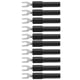 thumbnail image 2 of Conector de cable de horquilla, 10 piezas, 4 mm, conector de horquilla tipo U, terminal de crimpado eléctrico, máxima comodidad, 2 of 9